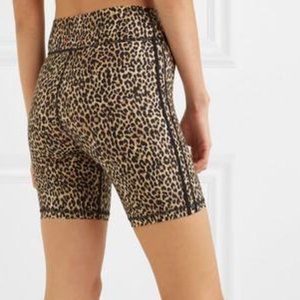 The Upside Leo Leopard Print Biker Shorts sz L/10